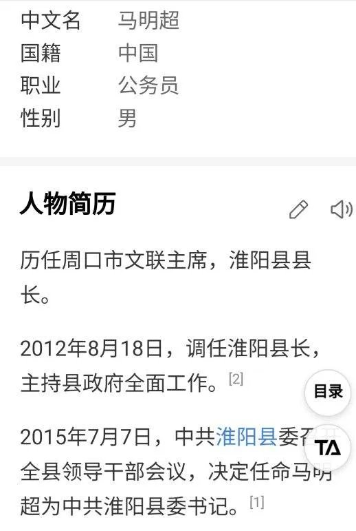 淮阳县委书记马明超简历