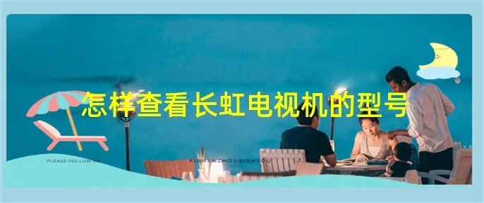 怎样查看长虹电视机的型号