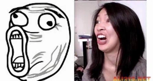 爆强表情帝!国内男女屌丝演绎真人版暴走漫画