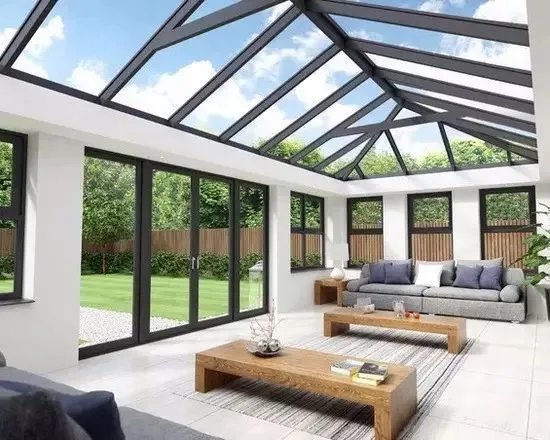 冬日里的花园阳光房，尽享暖暖的春色